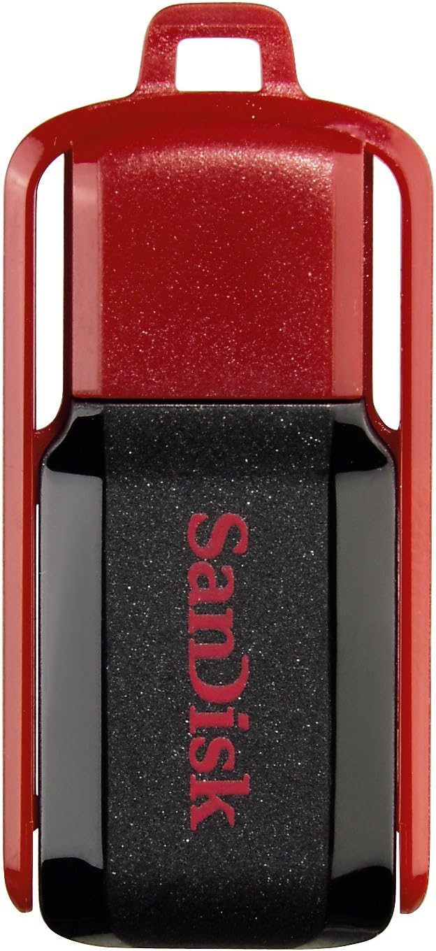 SanDisk Cruzer Switch 8GB USB 2.0 Flash Drive With SecureAceess Software- SDCZ52-008G-B35