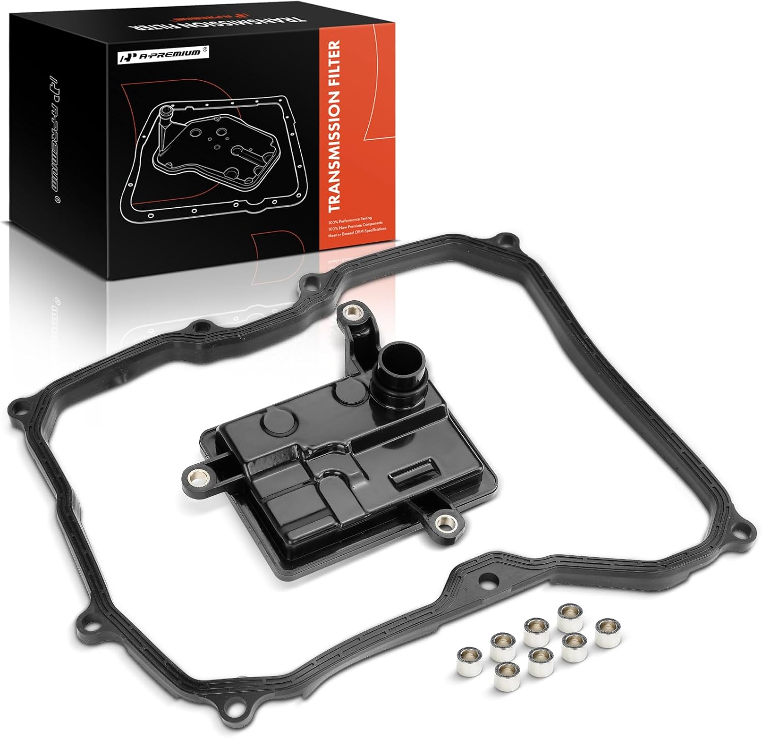 A-Premium Automatic Transmission Fluid Filter with Pan Gasket, Compatible with Volkswagen Jetta, Passat, Beetle, 2014 2015 2016