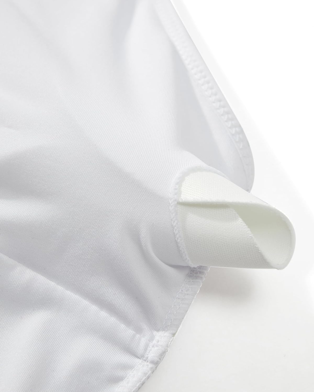 SUUKSESS Women Tummy Control One Piece Swimsuit Sexy Mesh High Neck Bathing Suit - Image 6