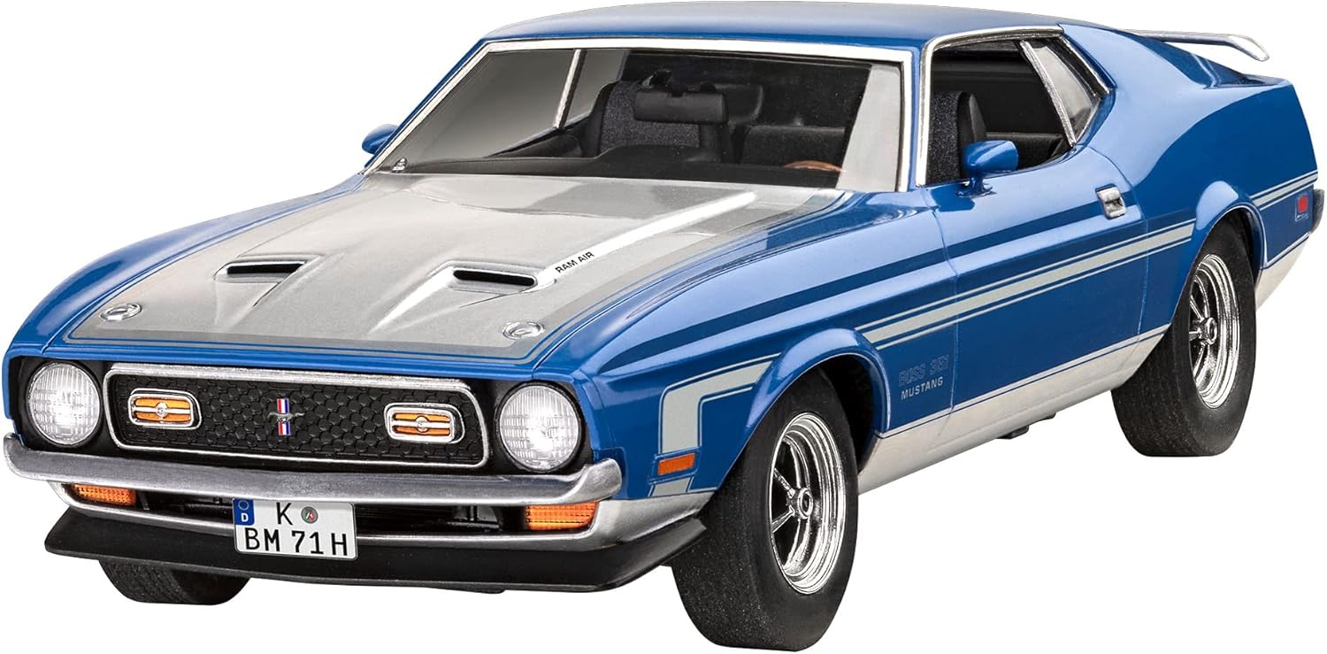 Revell 07699 1/25 Scale, 71 Mustang Boss 351 Plastic Model