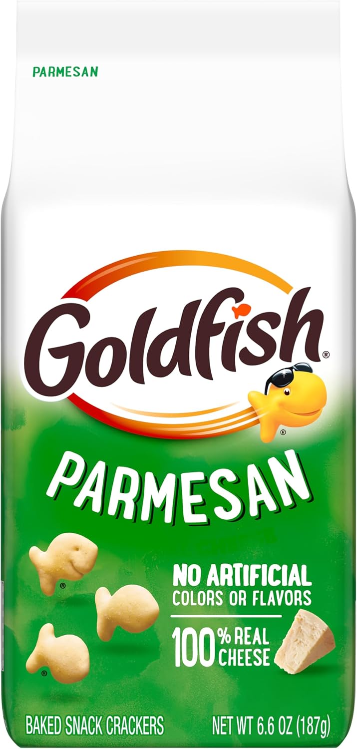 Goldfish Parmesan Cheese Crackers, 6.6 Oz Bag