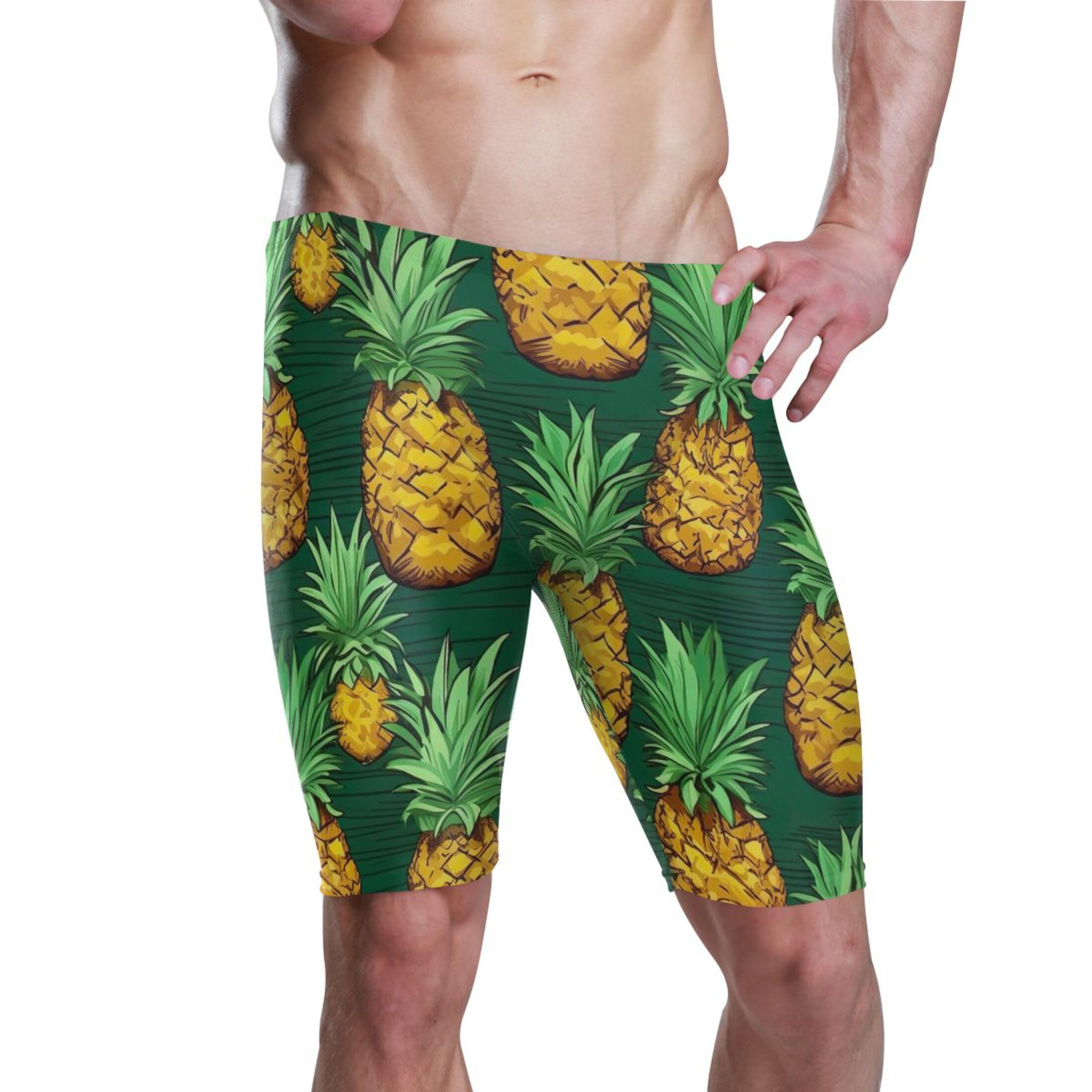 UMIRIKO Pineapple Fruit Swim Jammers Swimsuit for Men XXL B0400945