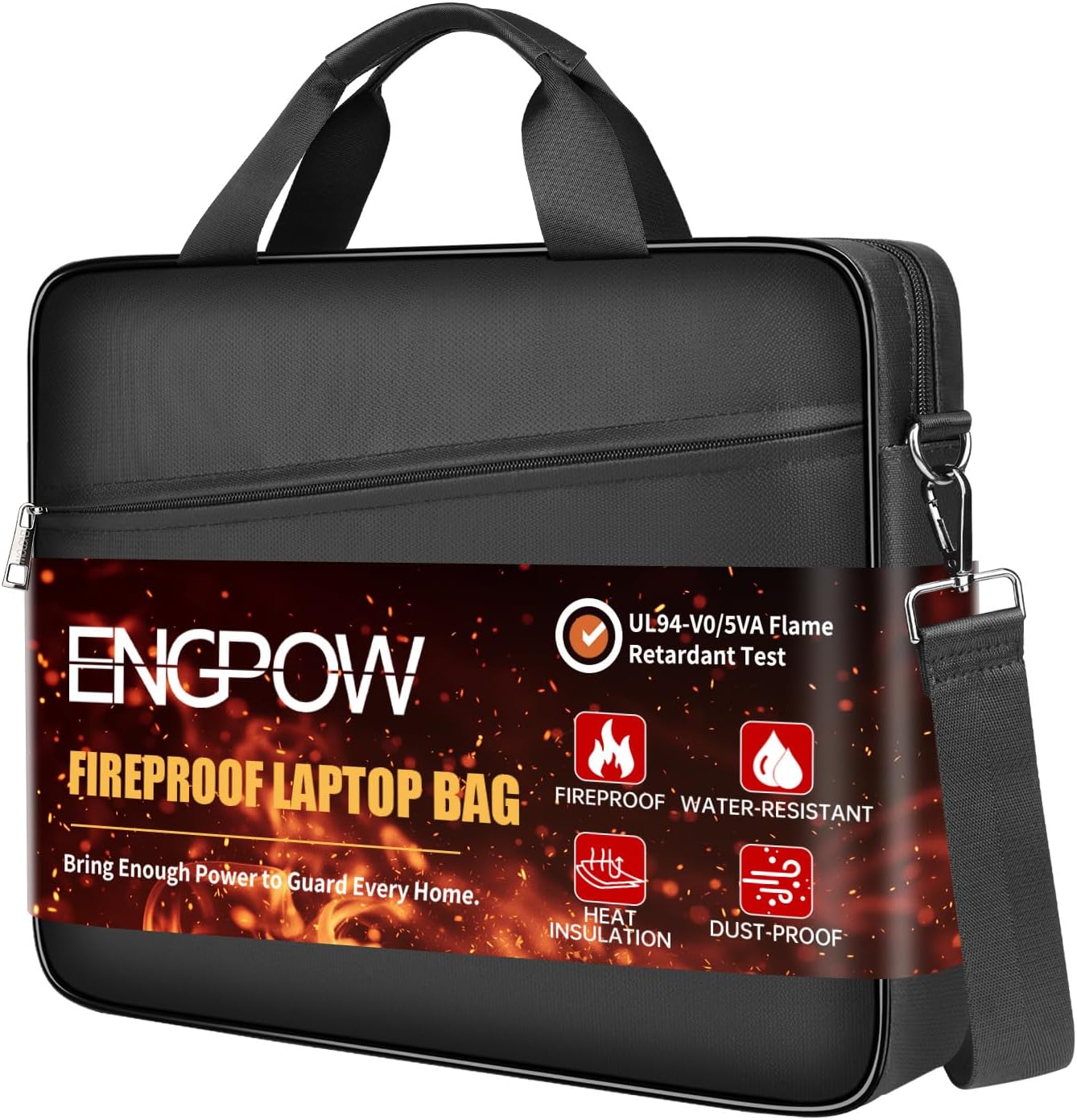 Sipper Computer Amazon.com: ENGPOW Laptop Bag, Fireproof 15.6 inch Messenger Bag Safe ...