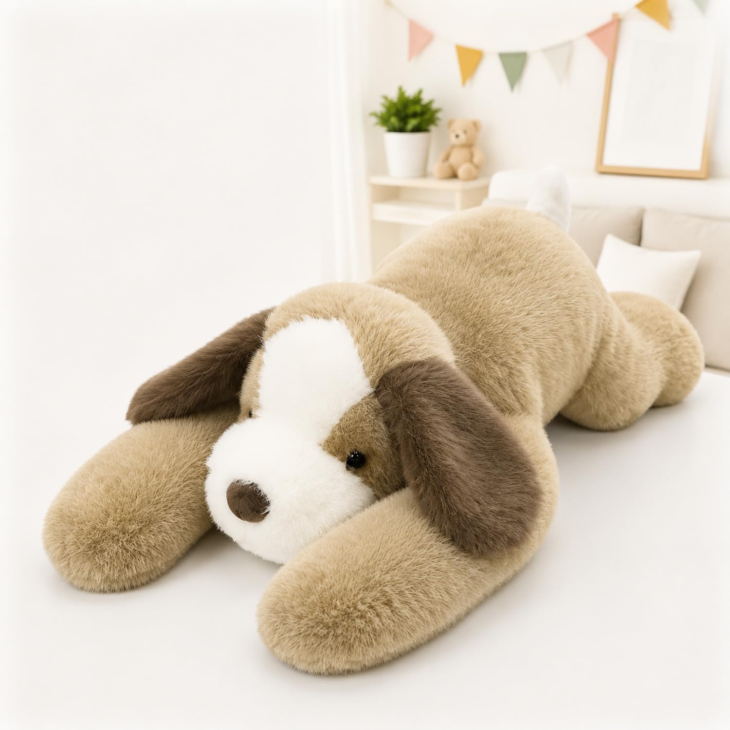 Heyhaho Weighted Plush Animals, Weighted Plush Teddy，Dog：65CM
