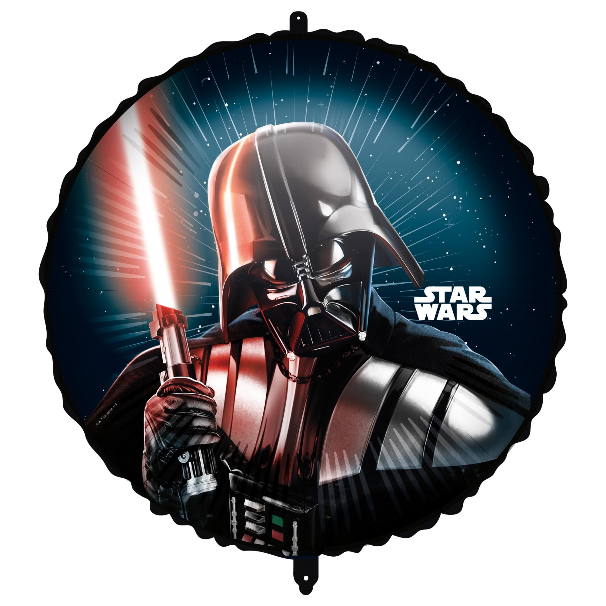 Procos – Inflatable Foil Balloon Star Wars Darth Vader Diameter Approx. 46 cm, Helium, Air, Balloon, Birthday, Gift