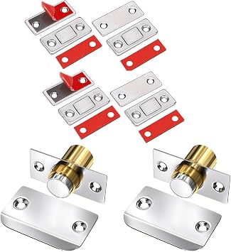 Jiayi Ultra Thin Cabinet Door Magnets Bundle with Door Ball Magnetic Catches