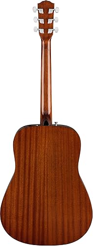 Miniatura 3 de Fender CD-60S - Guitarra acústica Dreadnought con tapa sólida, paquete natural con estuche rígido, afinador, correa, cuerdas, púas, paño de pulido y