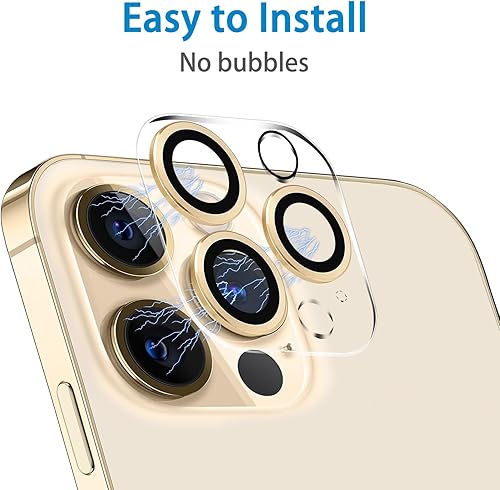 Miniatura 78 de 3 Pack Tempered Glass Camera Lens Protector for iPhone 12 6.1", Ultra HD, 9H Hardness, Anti-Scratch, Case Friendly, Easy to Install