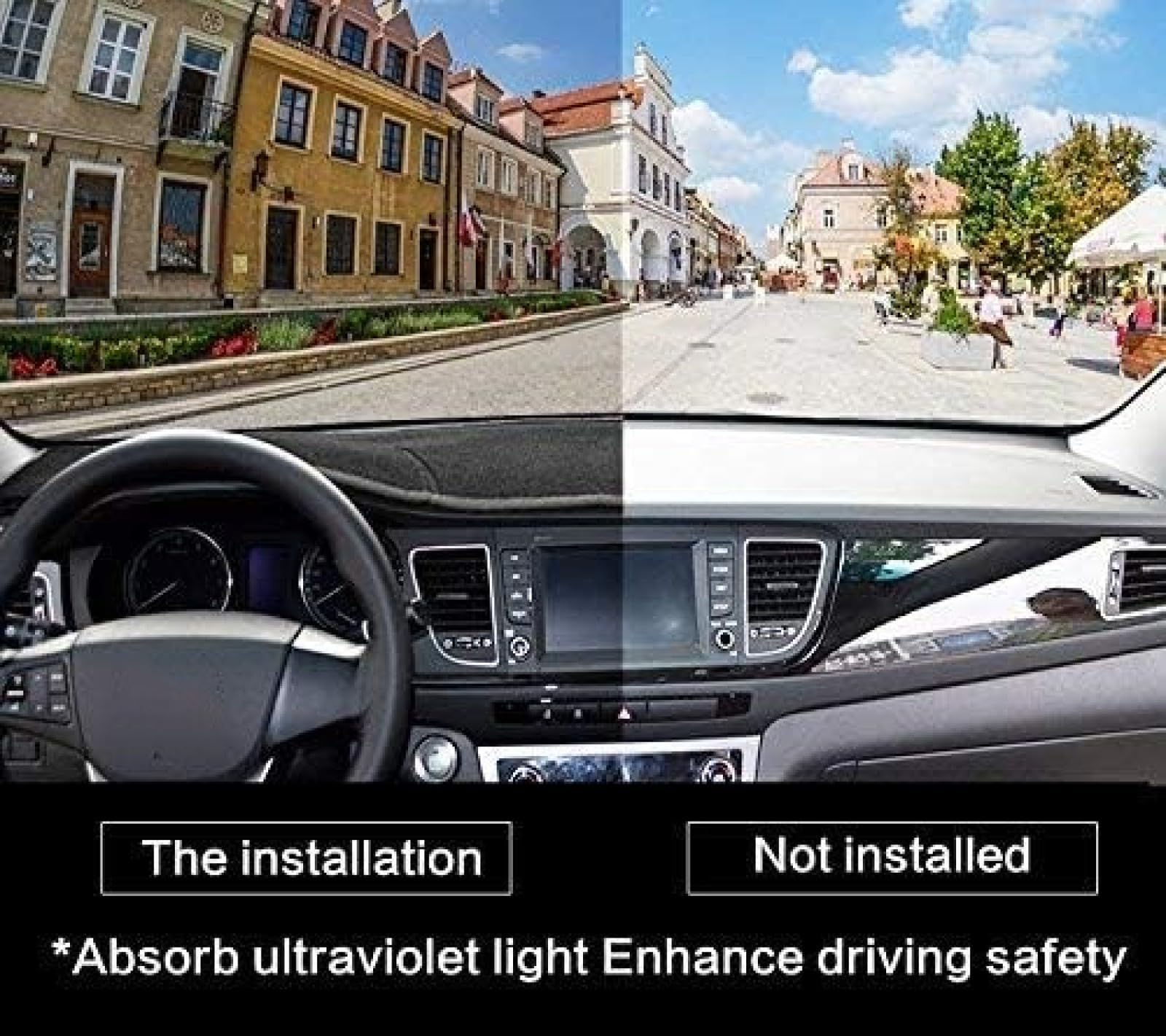Konsola środkowa Panel instrumentalny podkładka ochronna osłona przeciwsłoneczna do KIA Picanto rano 2018 2019 2020 samochód antypoślizgowa lekka mata antyodblaskowa akcesoria konsola środkowa