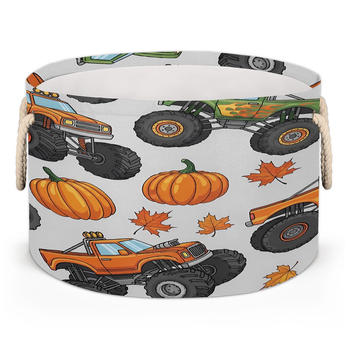 Grand panier de rangement citrouille coffre à jouets enfant et bac à linge
