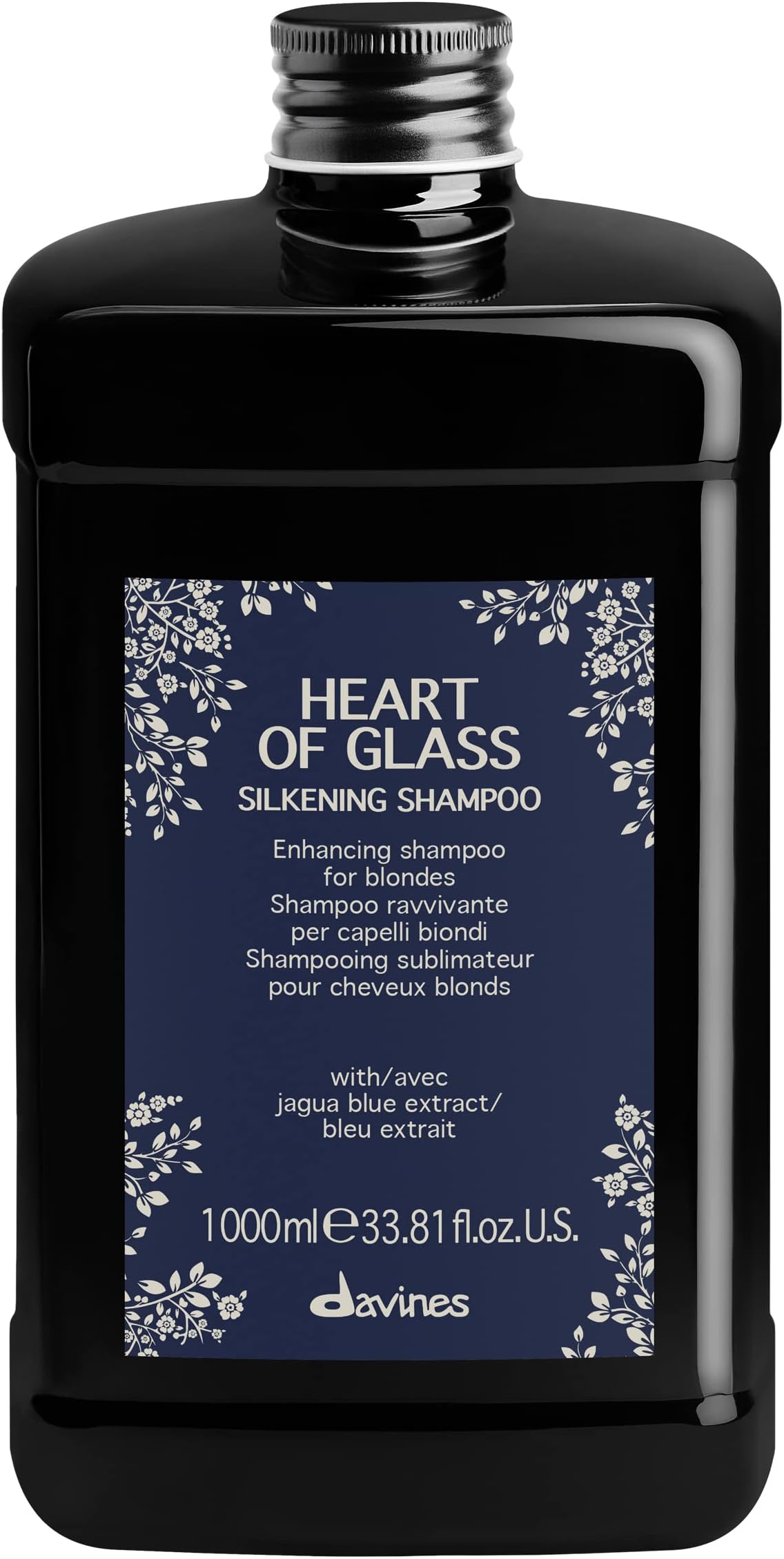 Heart Of Glass Silkening Shampoo For Blonde (Salon Size) 1000ml