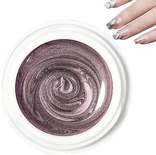 Unhas Pintadas Metalline - Gel para unhas pintadas metalizado reflexivo 3D - Manicure linda e brilhante com efeito espelho longa duração para mulheres meninas Canian