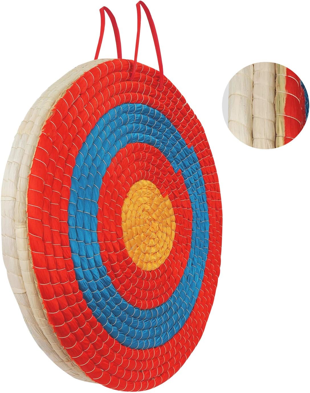 Seektop 20 Inches Archery Targets for Backyard, 3 Layers Traditional Hand-Made Straw Archery Target for Youth Outdoor Hunting Shooting Practice, Arrow Target for Recurve Bow Longbow or Compound Bow : Sports & Outdoors
