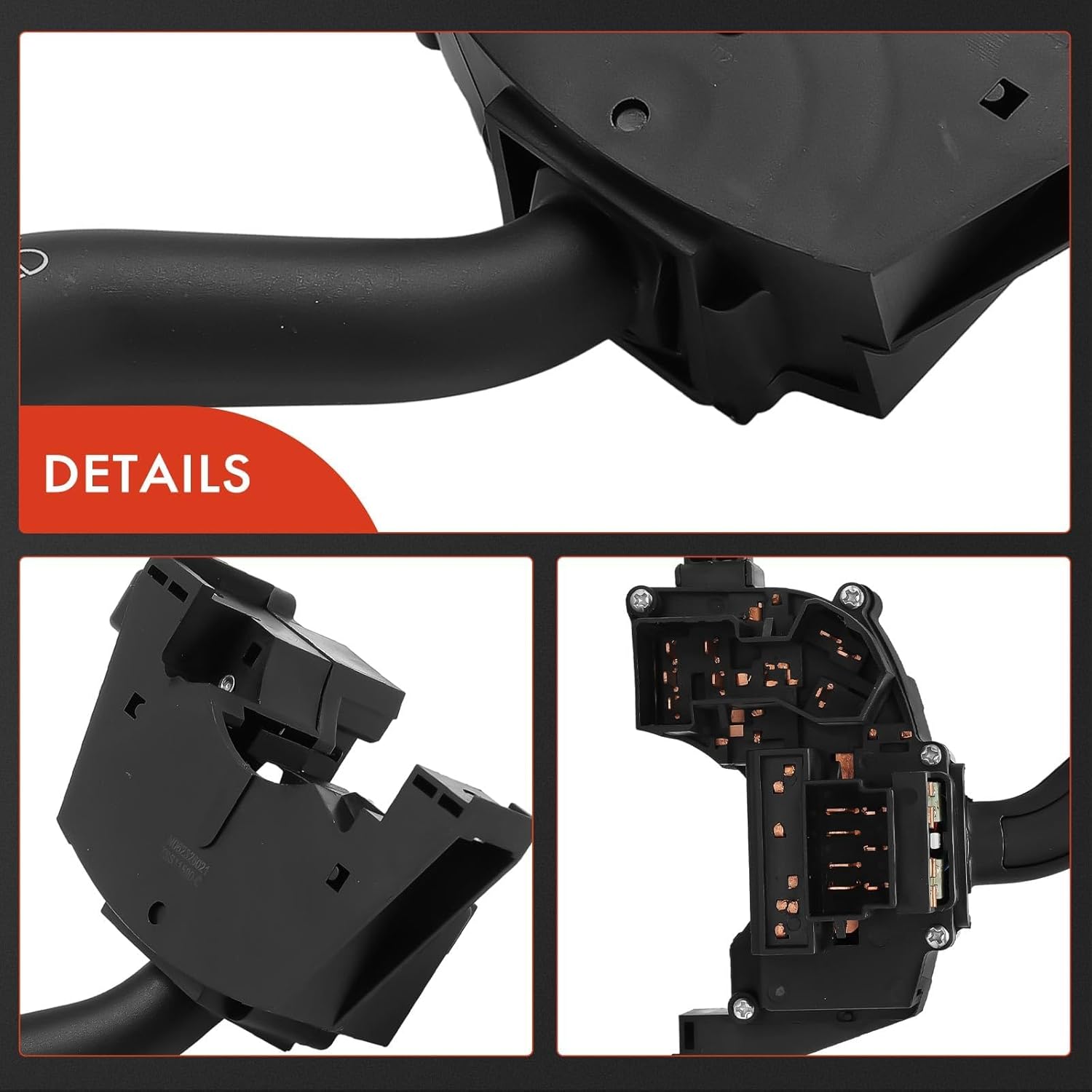 A-Premium Turn Signal Switch, Headlight Dimmer Windshield Wiper Multifunction Switch Lever Compatible with Ford Excursion 2000-2001, Expedition 1999-2002, Lincoln Navigator 1999-2002