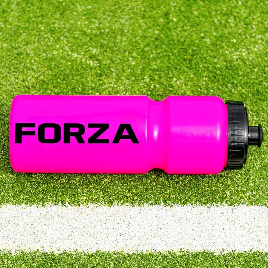 FORZA 750ml Sports Drink Water Bottles - BPA Free, Soft Squeeze Plastic - Packs Available (Pack of 96, Pink)