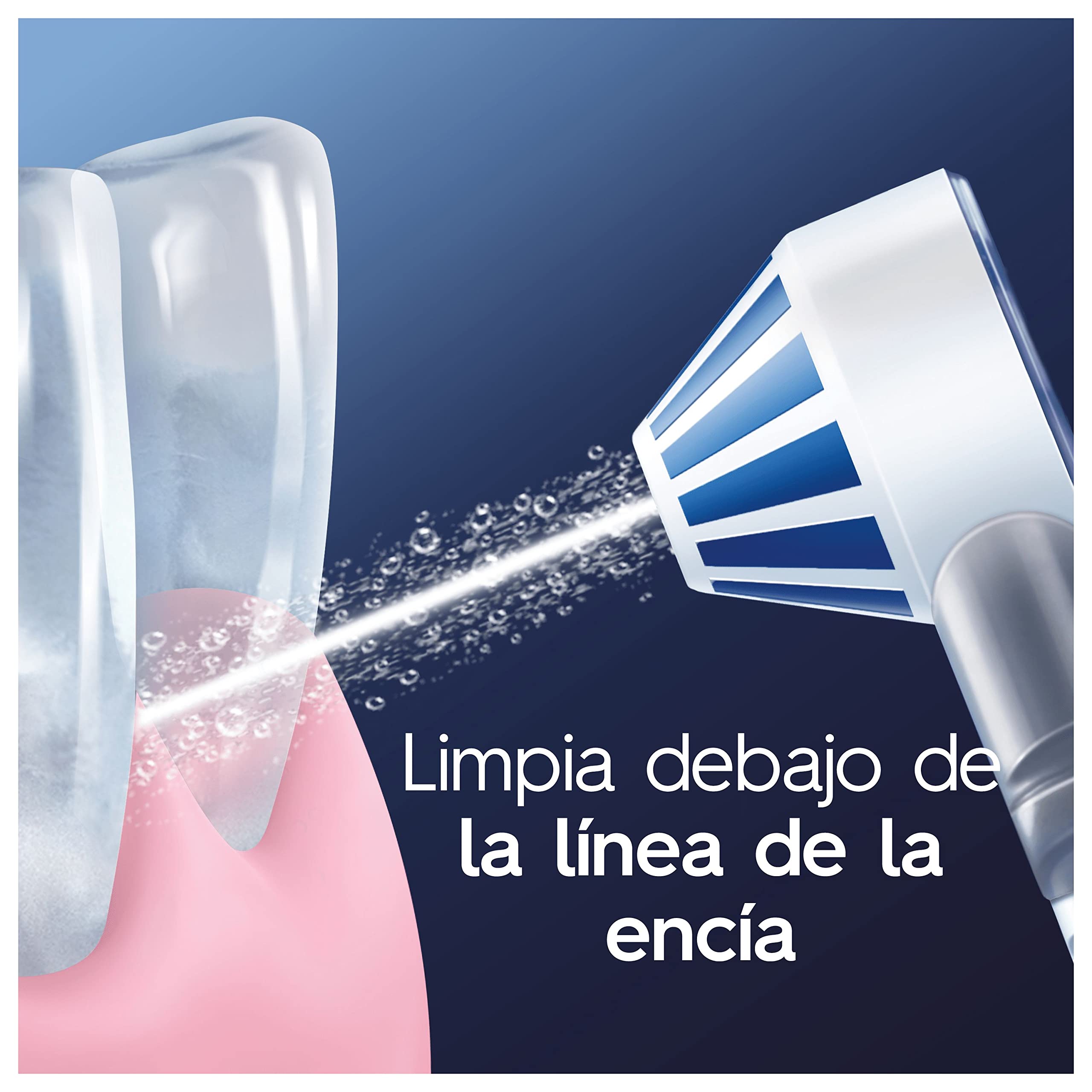 Oral-B Aquacare Pro-Expert Irrigador Dental Inalámbrico Con Tecnología Oxyjet - Blanco