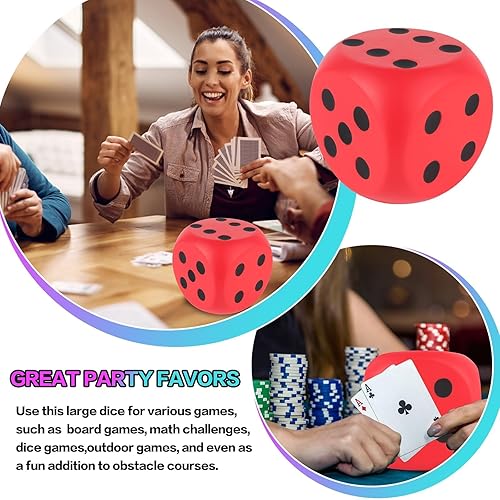 Miniatura 4 de Anboor Dados esponjosos de 5.9 pulgadas, juguetes blandos Kawaii perfumados para apretar, alivio del estrés, juguetes para niños, colección de