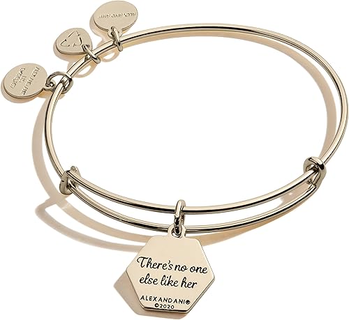 Miniatura 2 de Alex and Ani - Pulsera expandible de alambre para mujer, con dije significativo, colección Because I Love You, de 2 a 3.5 pulgadas