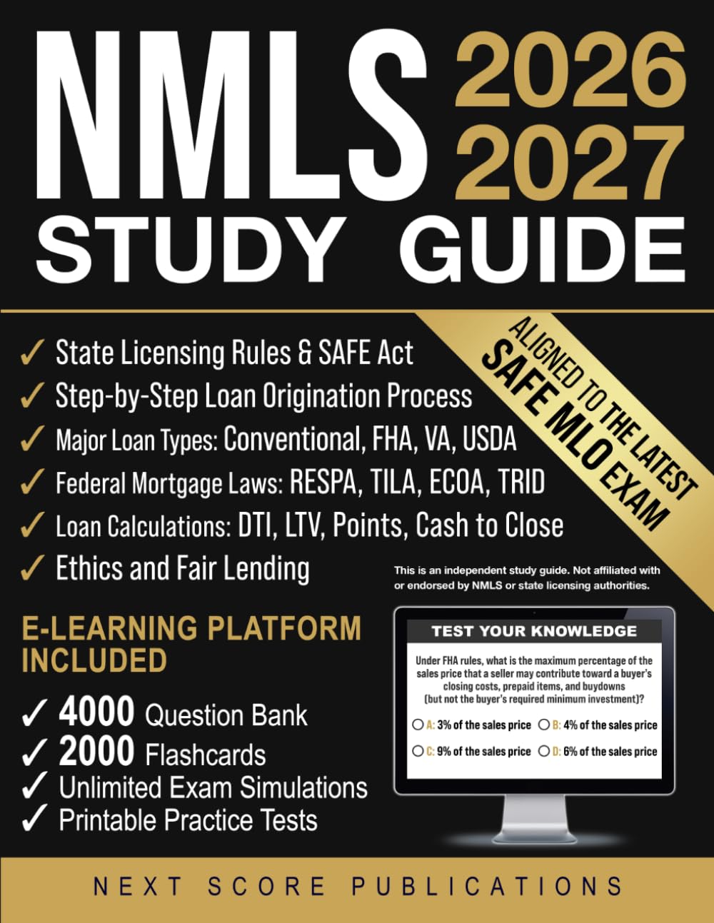 NMLS Study Guide: Structured Blueprint to Think Like a Licensed Mortgage Loan Originator (MLO) and Feel Exam-Ready for the SAFE Test