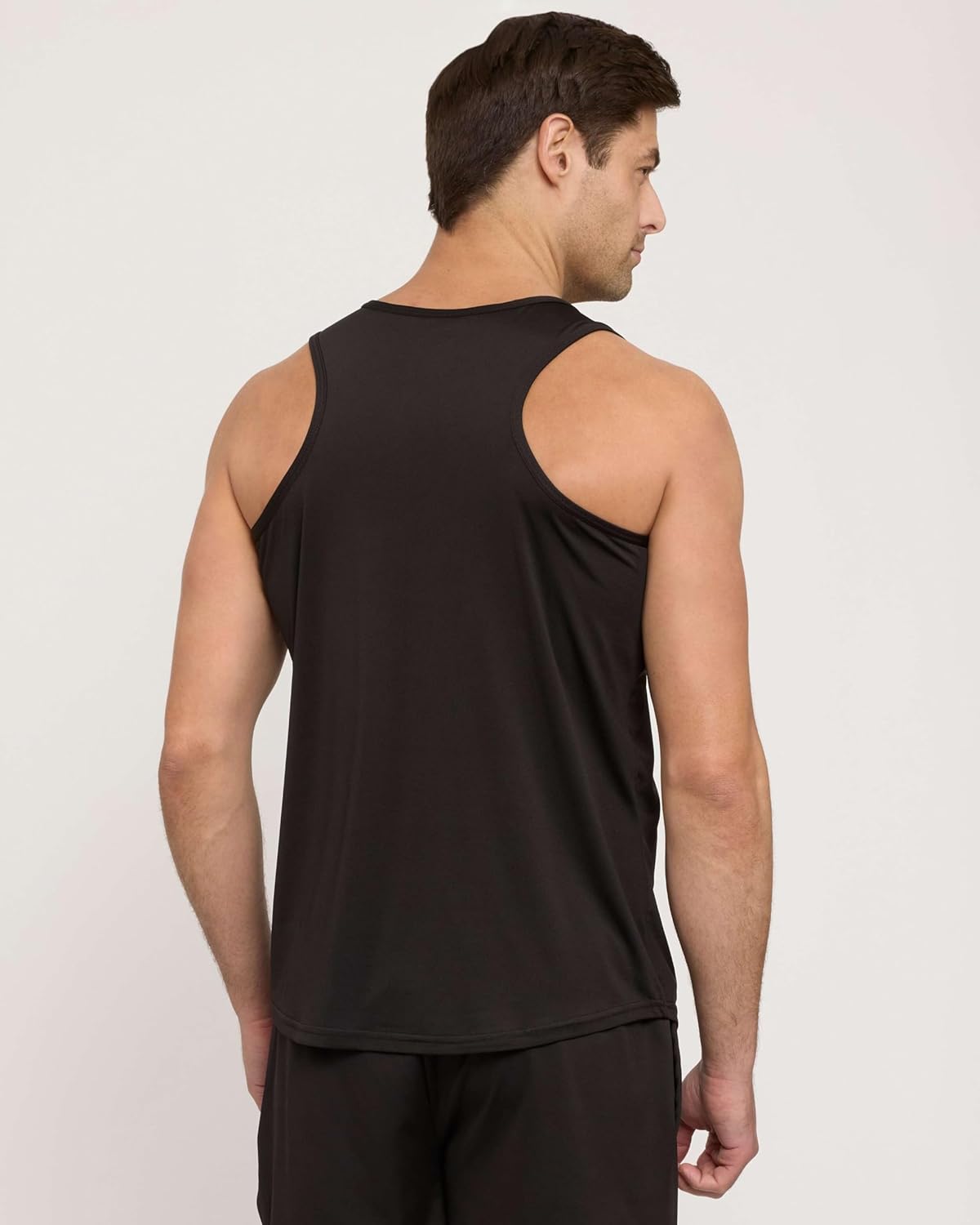 Real Essentials 5 Pack: Men's Dry-Fit Muscle Tank Top Sleeveless Shirts Workout Tees Athletic Gym (Big & Tall Available) - Image 4