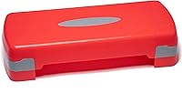 Vista 1 de PRISP Plataforma ajustable para ejercicios – 2 niveles (4''/6'') 26" Fitness Stepper para entrenamientos aeróbicos