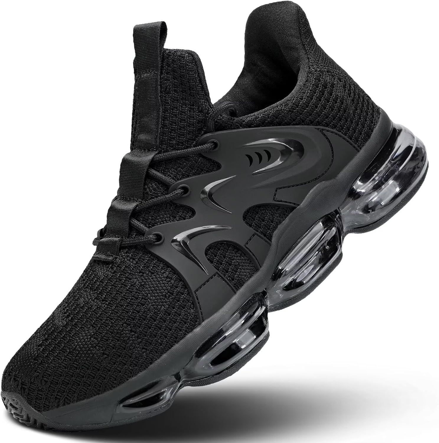 Wrezatro Mens Running Shoes Breathable Walking Tennis Casual Non Slip Comfort Work Fashion Basketball Sneakers Trainers