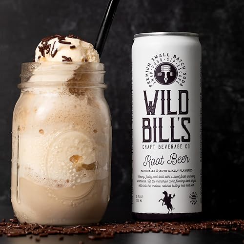 Miniatura 3 de Variedad de cerveza de raíz, paquete de 12  Cerveza de raíz, zarzaparilla, cerveza de abedul y crema de vainilla (12 latas, 4 sabores)  Azúcar de