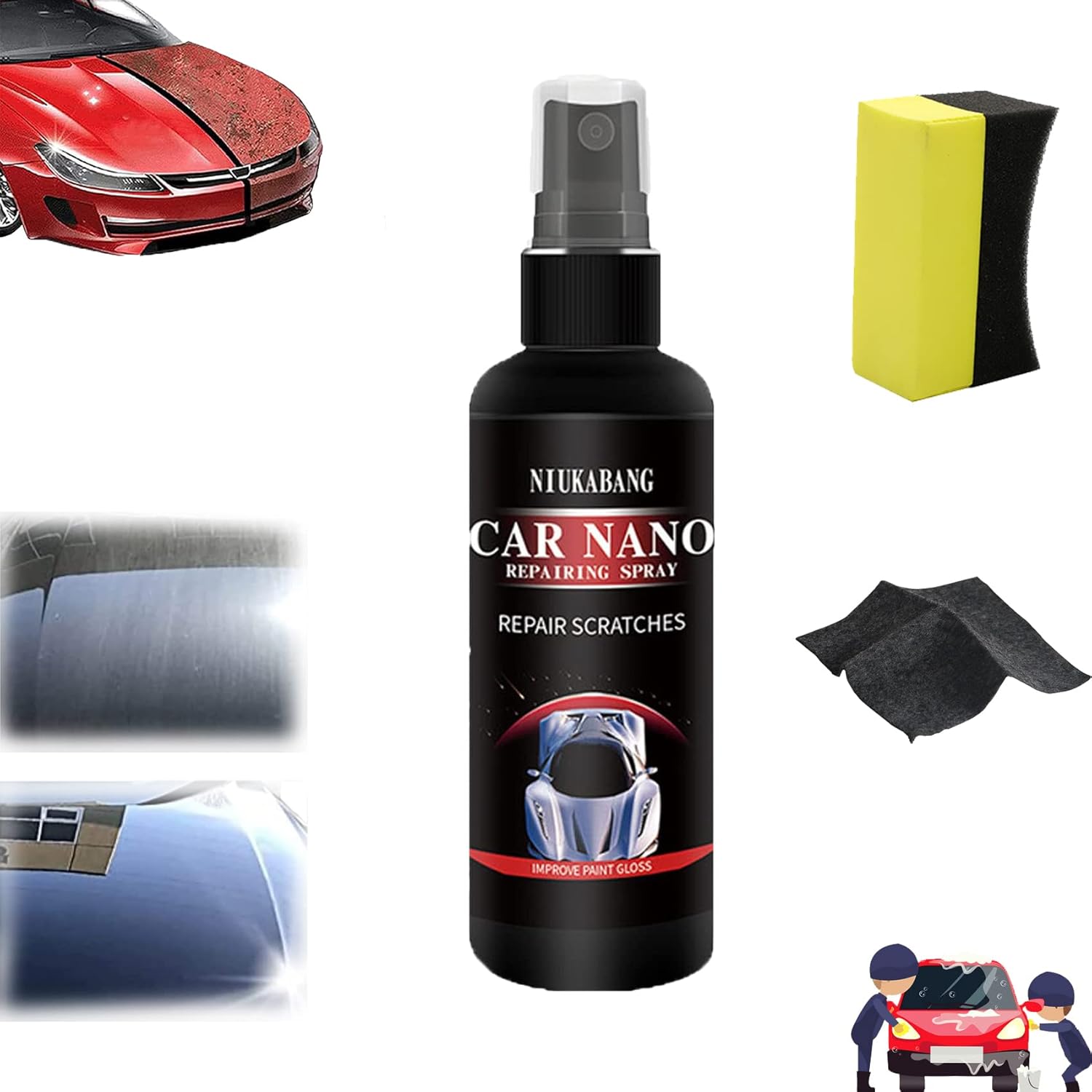 Car Nano Repairing Spray, Car Scratch Repair Nano Spray, Car Scratches