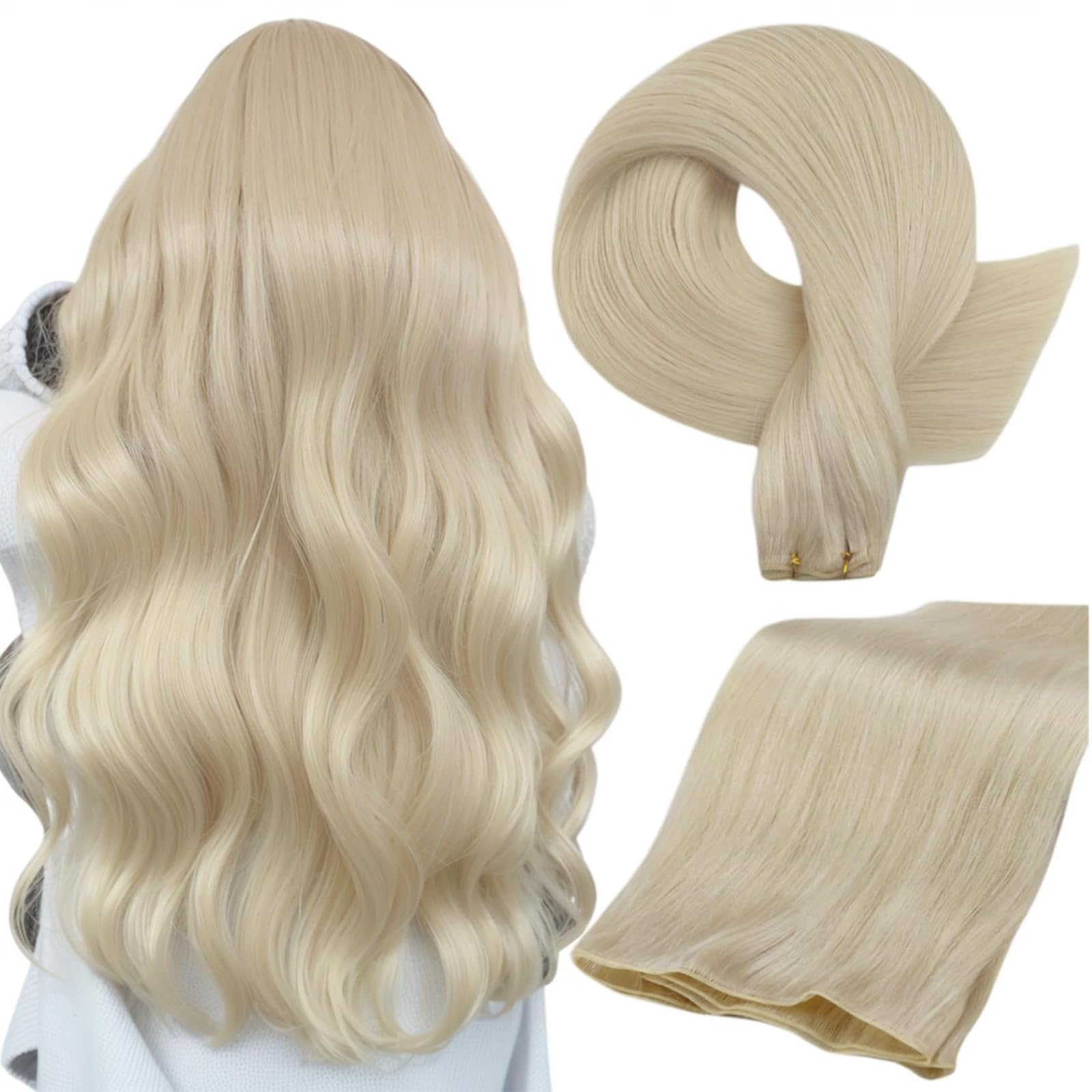 24 Inch Extensions Amazon.com : Full Shine 24 Inch Hair Extensions Real Human Hair Sew In ...