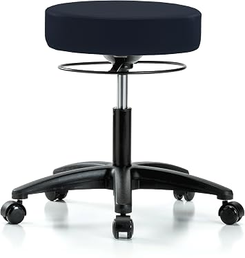 Perch Medical Rolling Stool | Desk Height 18.5-24" | Imperial Fabric