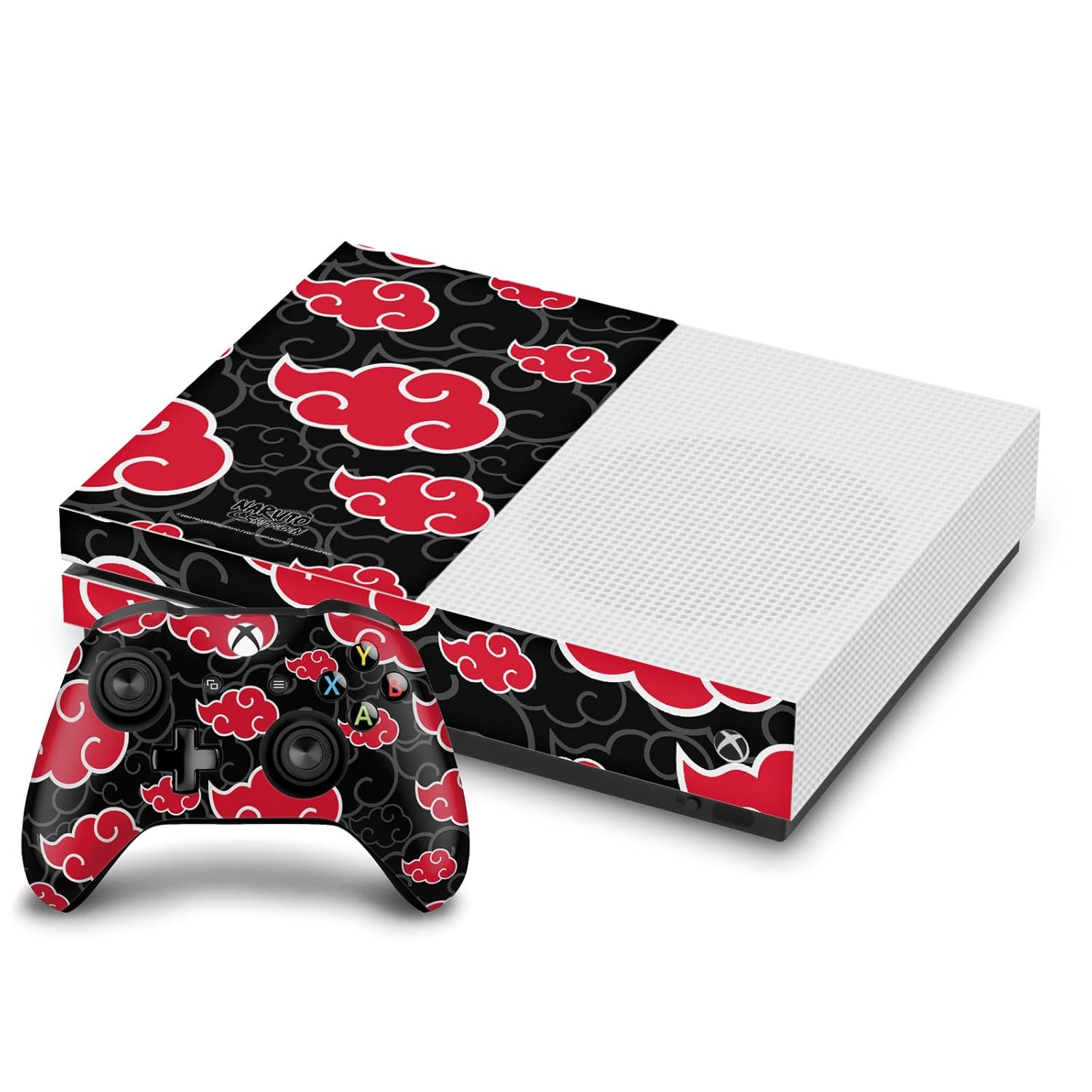 Head Case Designs Officially Licensed Naruto Shippuden Akatsuki Iconic Vinyl Sticker Gaming Skin Decal Cover Compatible With Xbox One S Console and Controller Bundle
