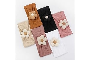 Handmade Flower Baby Headbands for Girls