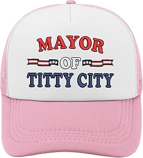 Mayor of Titty City Golf Hat Garde Caps for Boyfriends