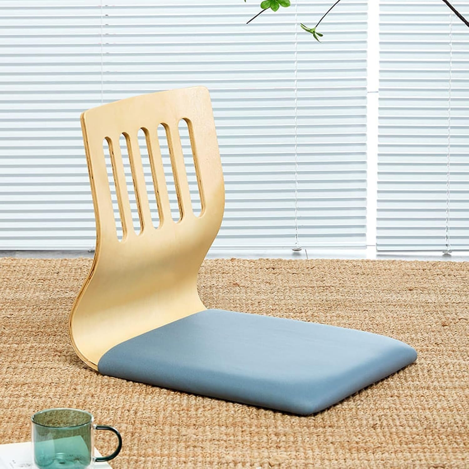 Fauteuil inclinable de sol avec dossier réglable pour salon