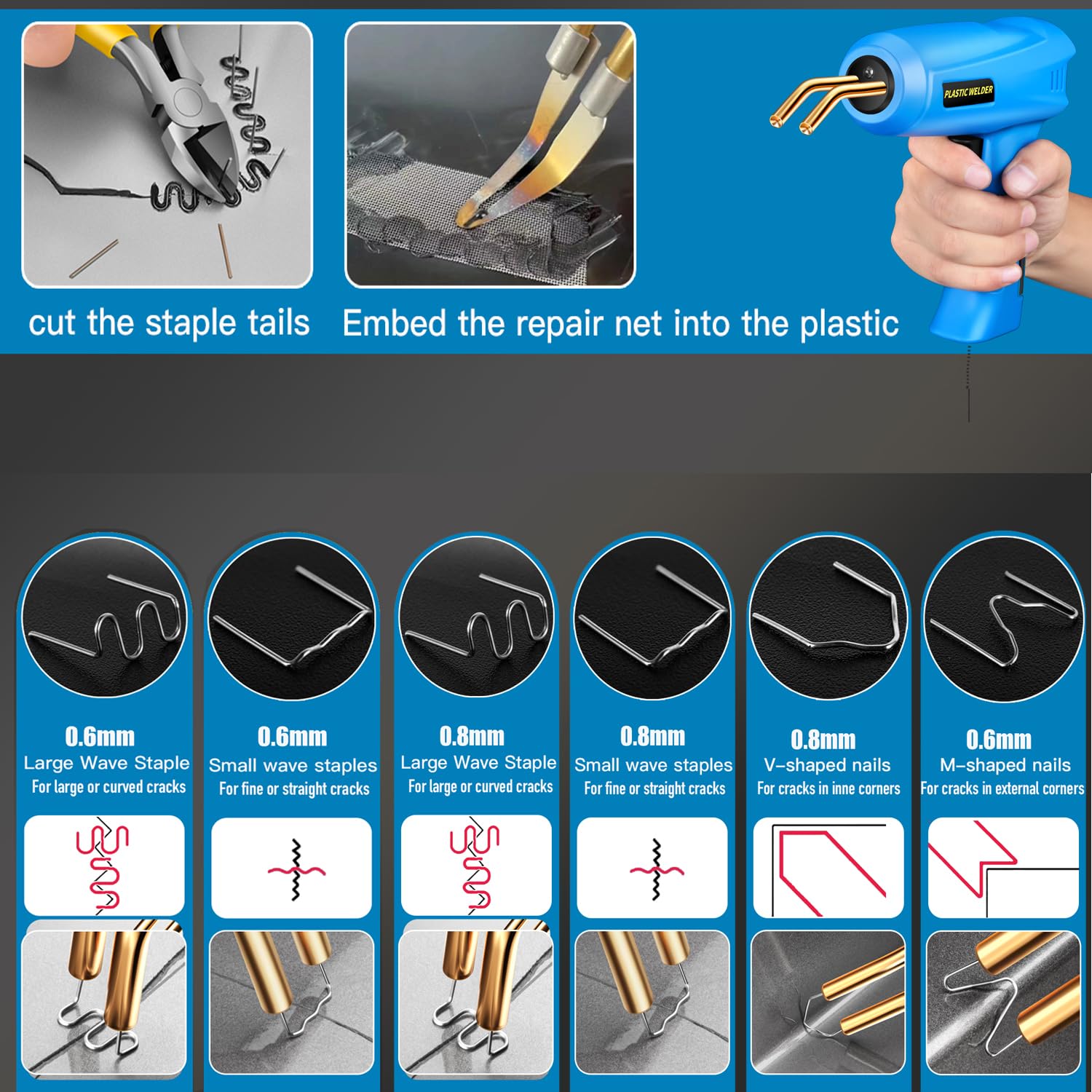 Bumper Reparatie Kit Kunststof