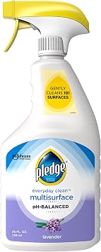 Pledge Everyday Clean, PH Balanced, Multisurface Trigger Spray, Lavender, 25 oz, Packaging May Vary