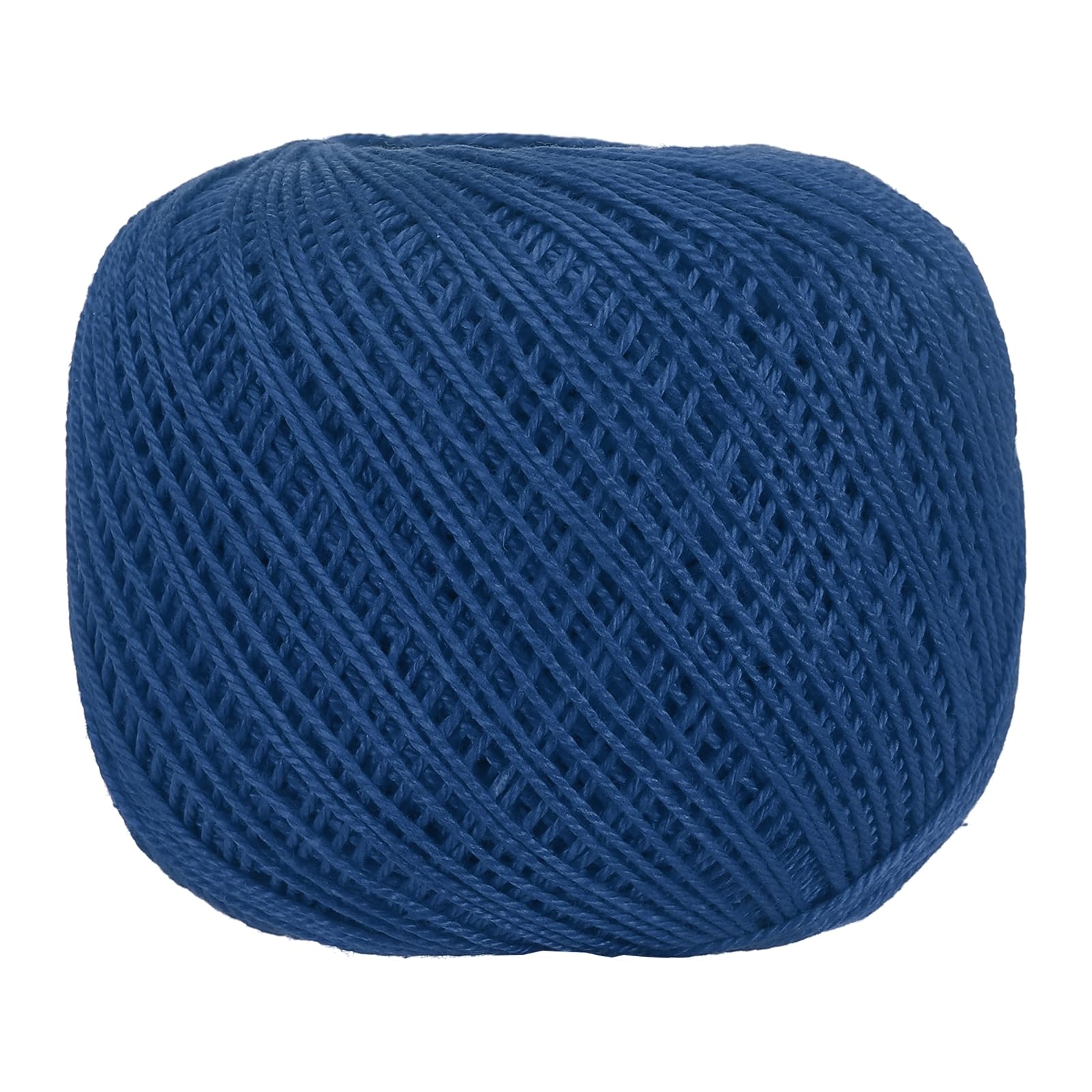 sourcing map 164 Yards Size 3 Navy Blue Cotton Crochet Thread — image 1