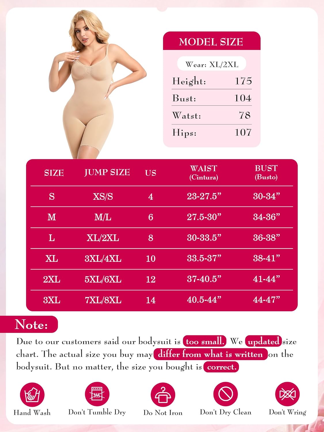 Atbuty Mid Thigh Bodysuit, Full Body Shapewear Short Torso for Women Tummy Control Petite Body Shaper - Image 7