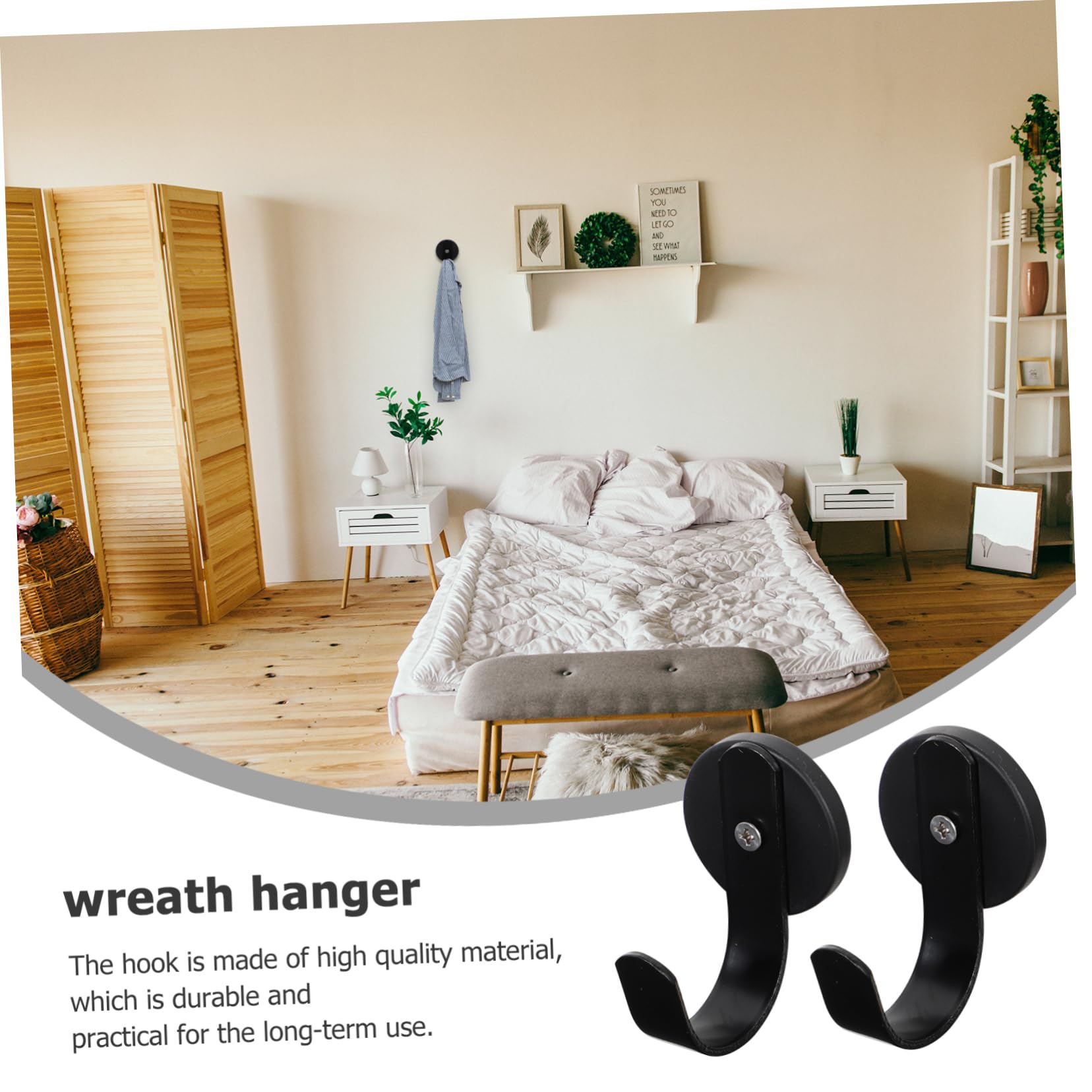 Amosfun 2 Series Ganchos Magnéticos Multifuncionales Para Almacenamiento Pared De Perfectos Para Decoraciones Toallas Y Diseño Elegante Y De Instalar 2 Piezas*2