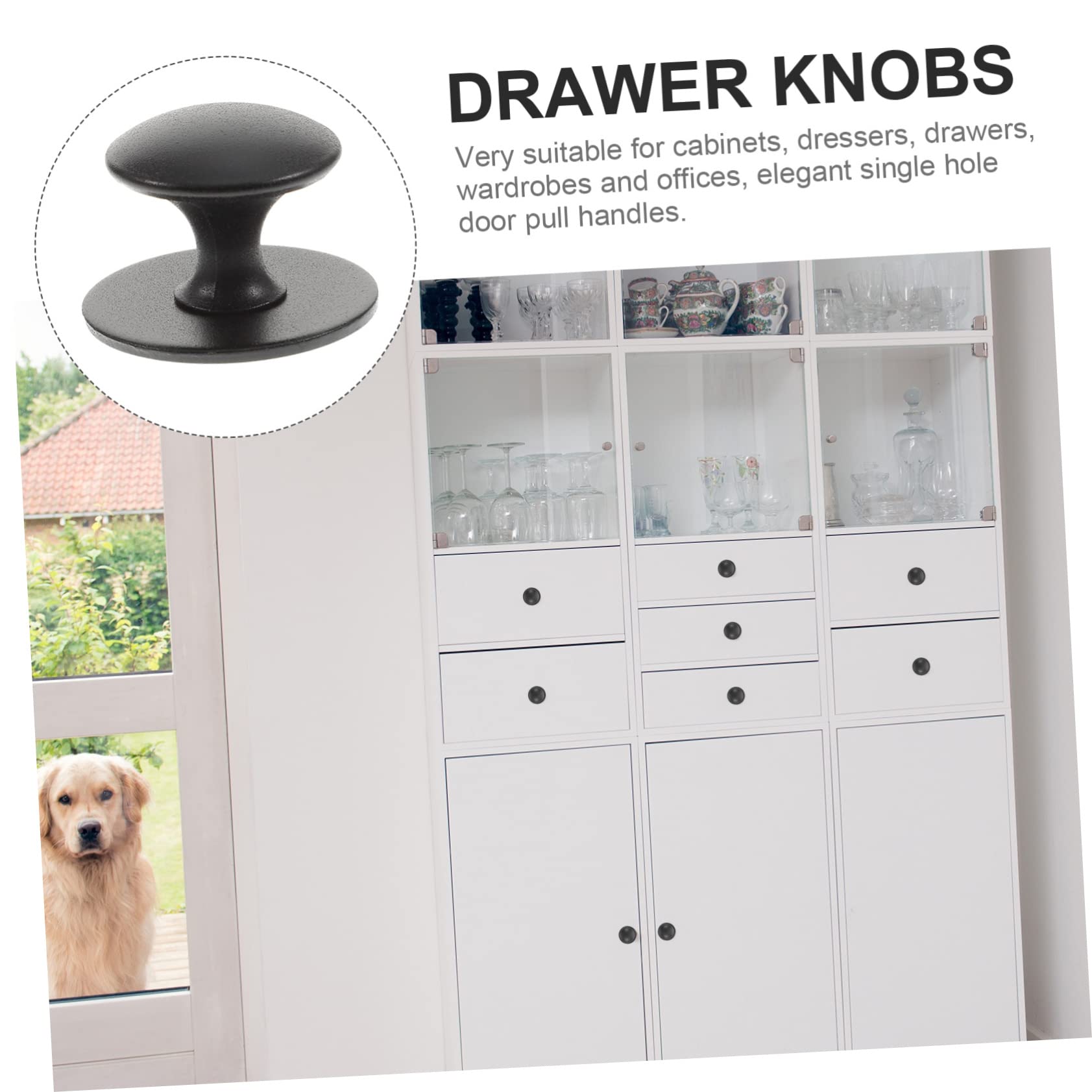 3 Sets Moderne Runde Türknöpfe Aus Aluminiumlegierung Für Kommoden Küchenschränke Und Kleiderschrankgriffe 6 Stück * 3
