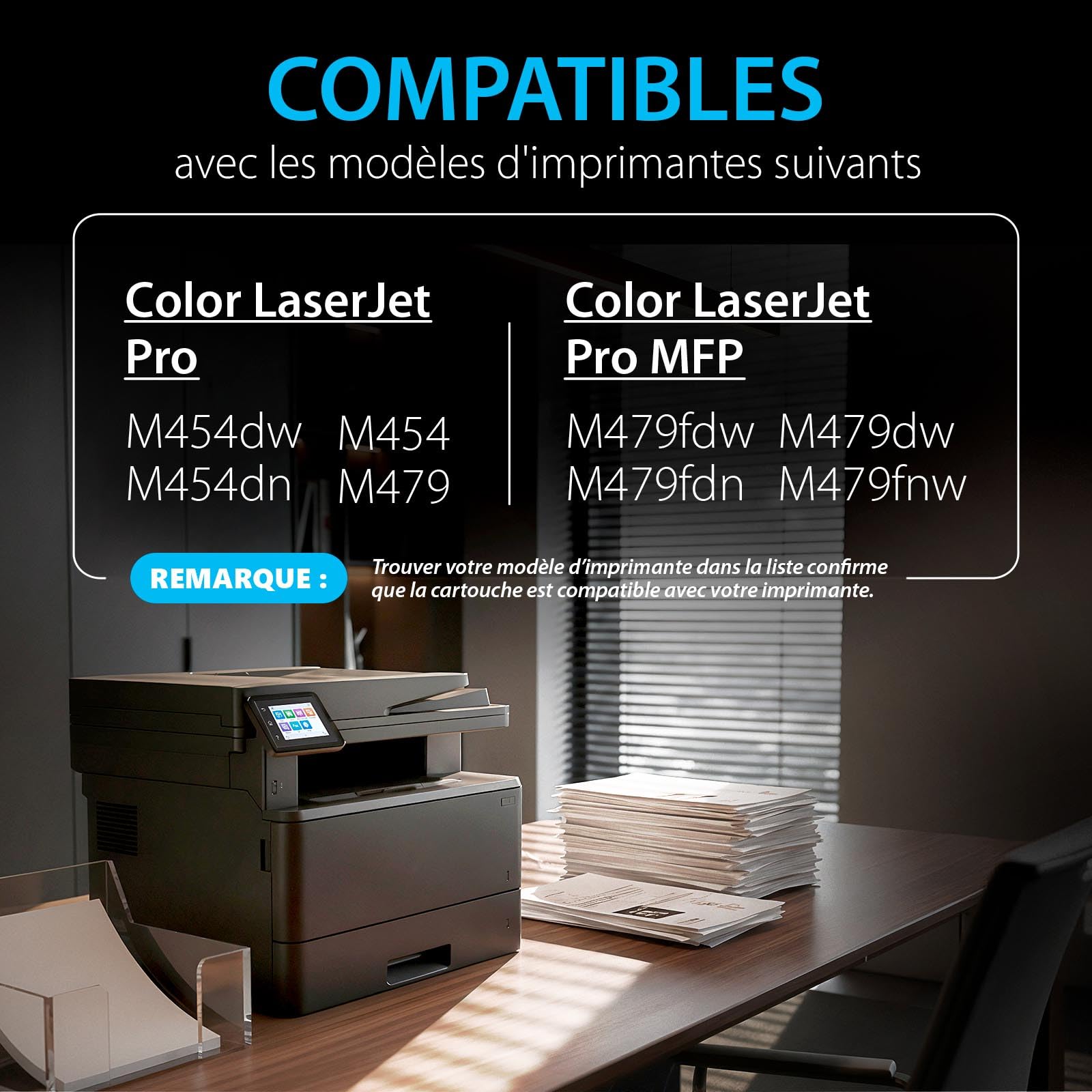 Image secondaire de Toner Compatible Smart Ink 415A pour Imprimantes HP - Noir, Cyan, Magenta, Jaune