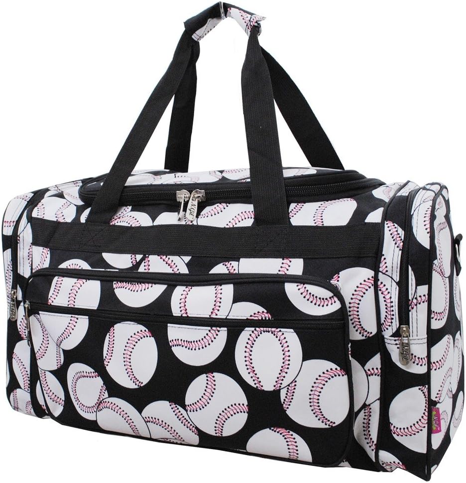 NGIL Baseball Print Duffle Bag
