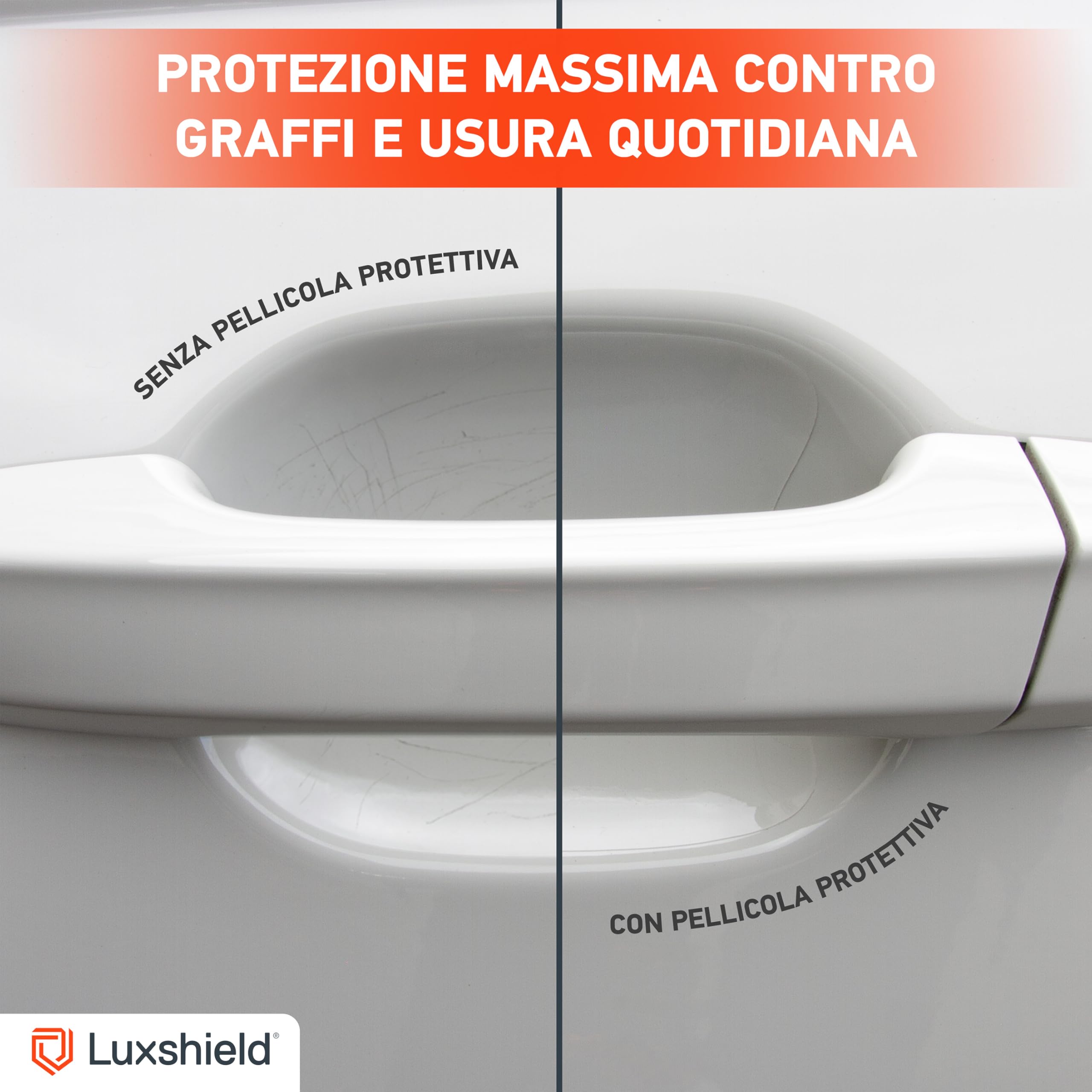 Luxshield Pellicola Protettiva Maniglia della Portiera Auto per BMW Serie 1 2 (II) F20/F21 I 2011-2019 - Protezione Antigraffio, Vernice - Trasparente