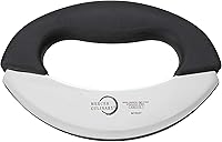 Vista 2 de Mercer Culinary Cuchillo de doble hoja mecedora Mezzaluna con mango, 7 pulgadas, acero inoxidable