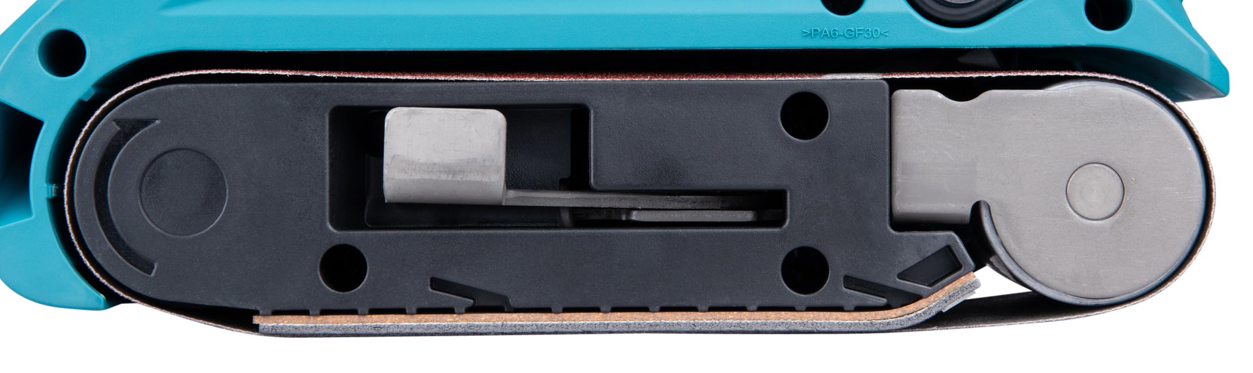 Makita BS001GZ - Smerigliatrice a nastro, 40 V max, larghezza di banda 76 mm, senza batteria e caricatore