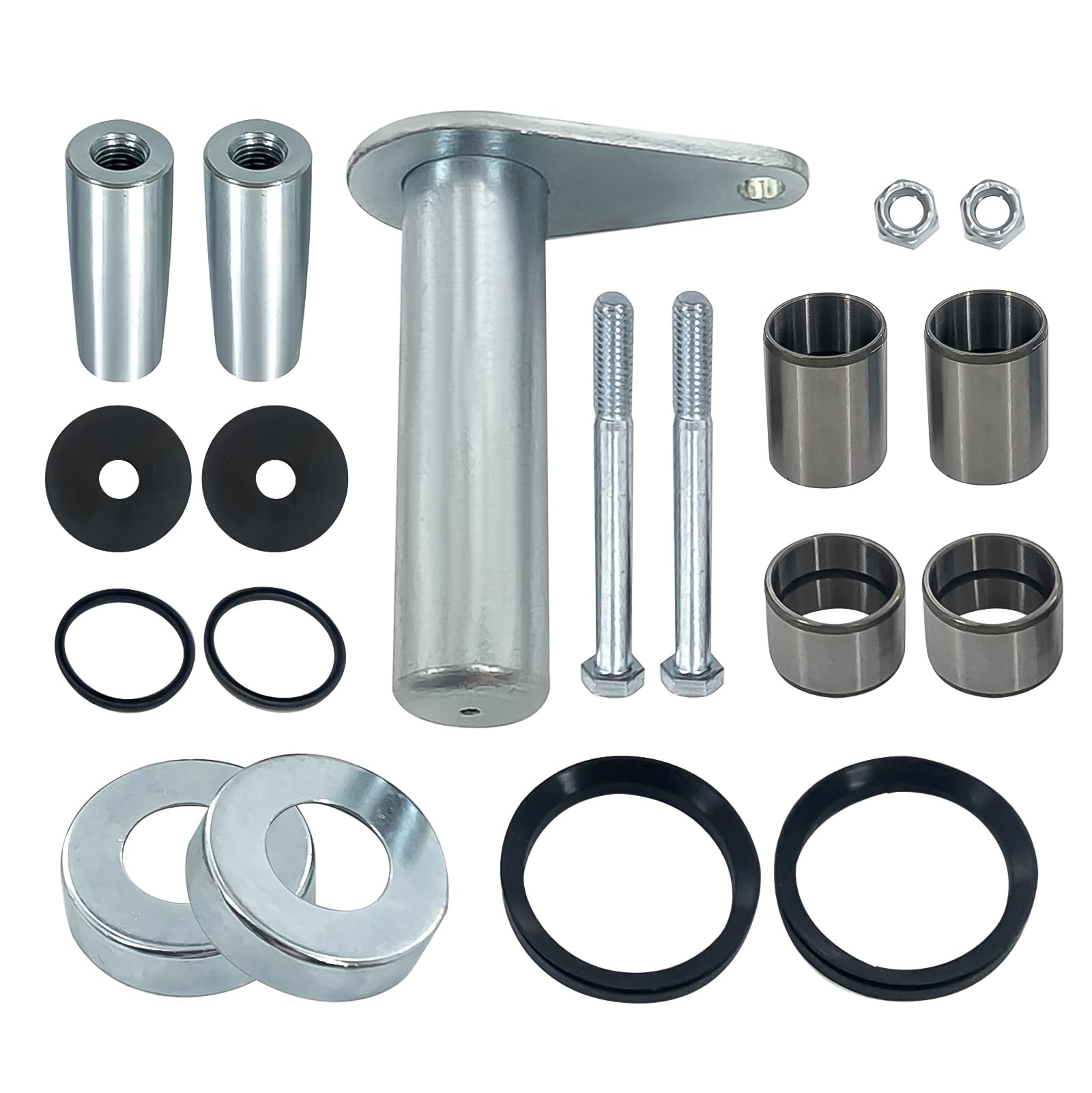 Photo 1 of 1.5 Inch Pin and Bush Kit Compatible with Bobcat Skid Steer Loader 751 753 763 S130, Replaces 6707180 6700463 6716601 6730997 6805150 85D6