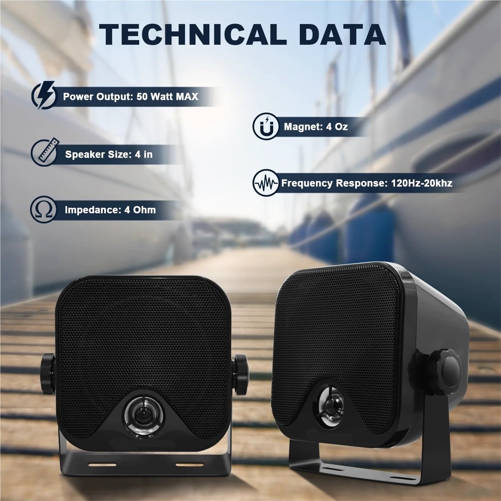Altavoces Impermeables Componentes de Audio para automóvil