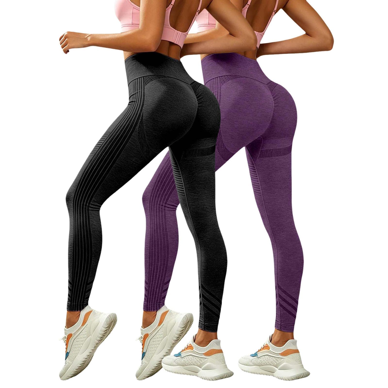 Pantaloni Yoga Alti Guaina Traspirante Confortevoli Leggings Fitness Corsa Sport Donna Elasticità Morbidezza Performance 2 pezzi