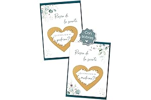 Jolicoon Tarjetas Rasca y Gana: ¿Quieres Ser Mi Padrino de Bautizo?