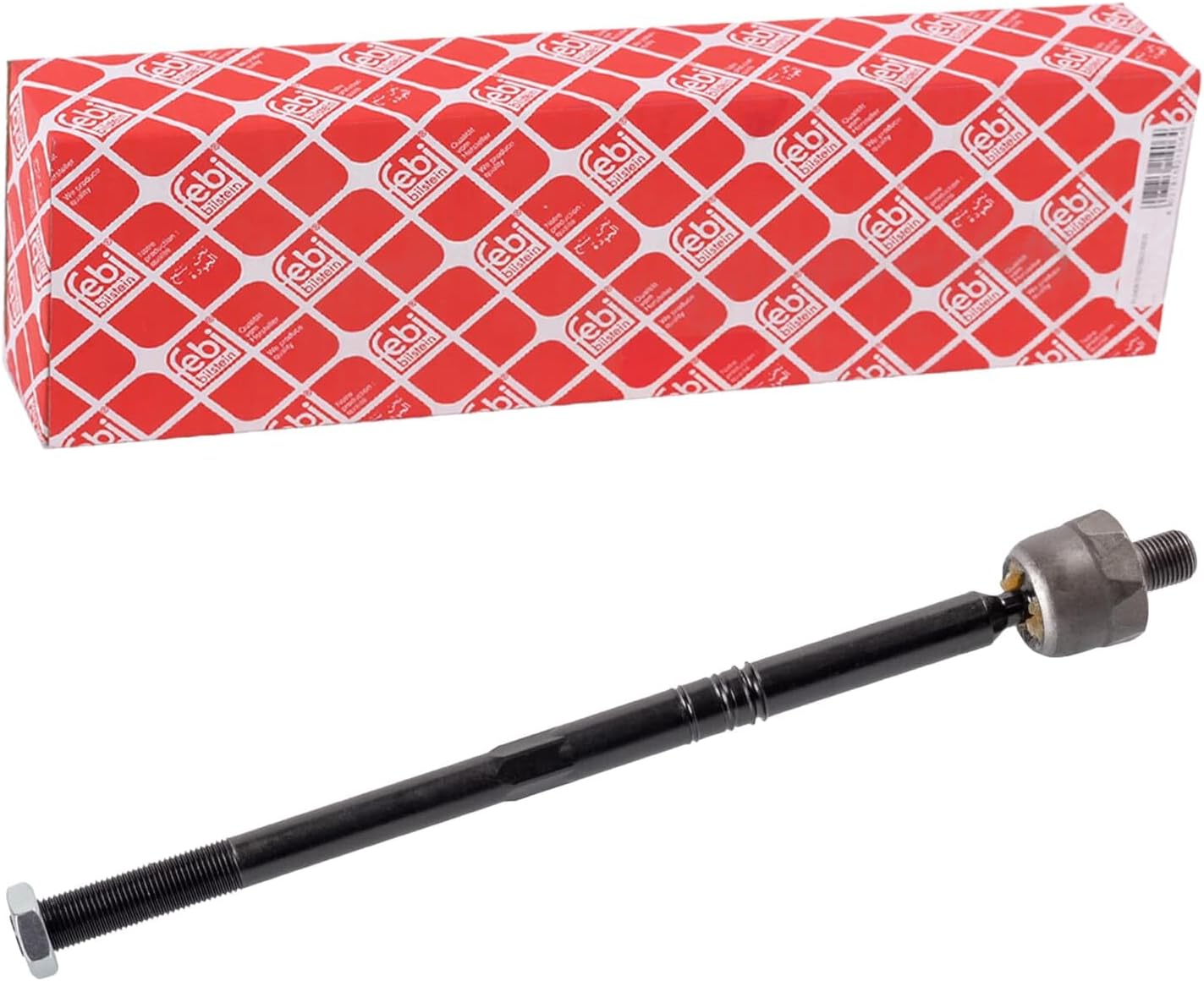 febi bilstein 39358 Inner Tie Rod without tie rod end, with nut, pack of one